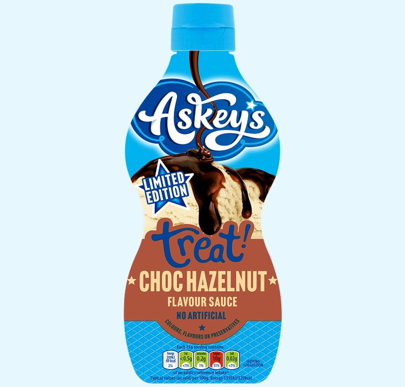 Askeys Chocolate Hazelnut Flavour Sauce
