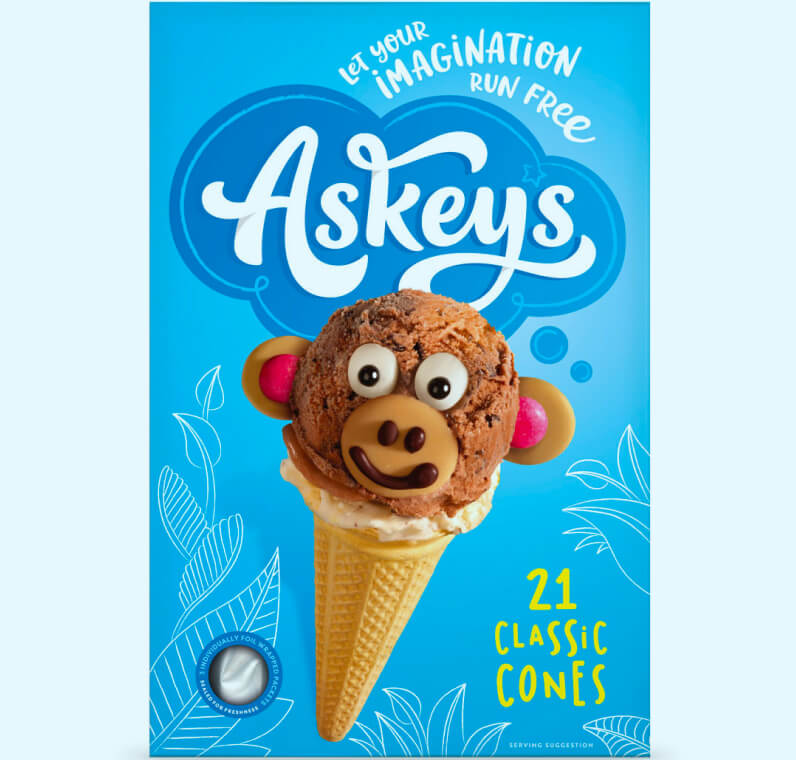 Askeys Cornets Classic Ice Cream Cones
