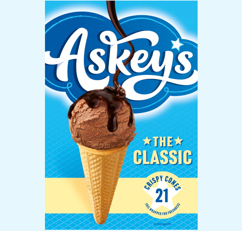 Askeys Cornets Classic Ice Cream Cones