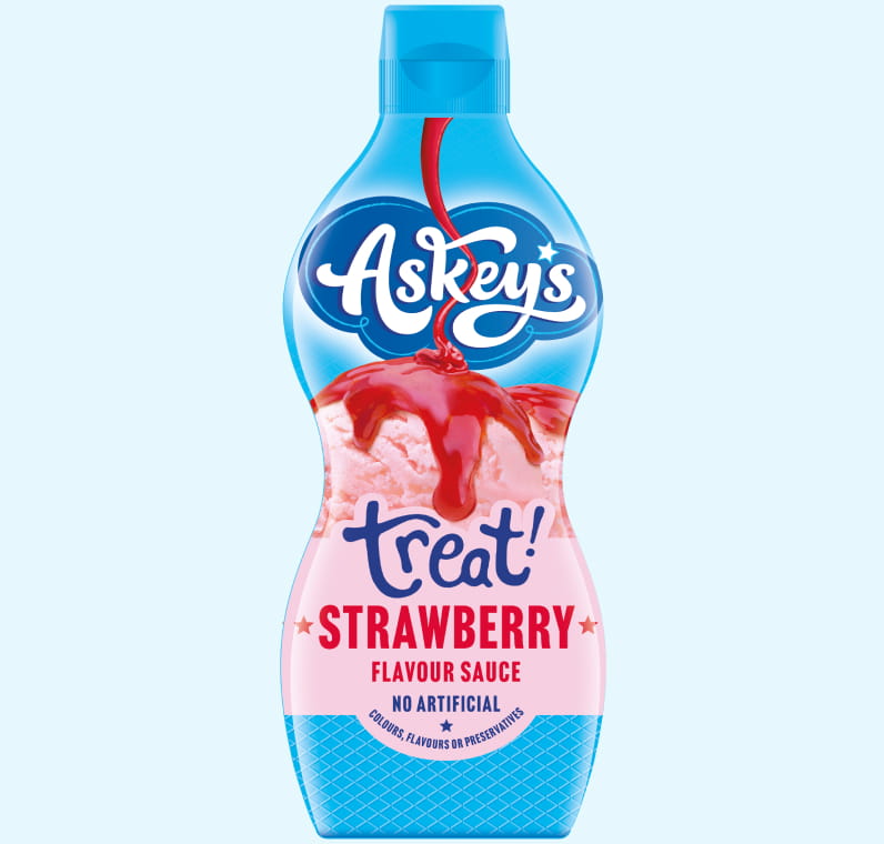 Askeys Treat Strawberry Flavour Sauce